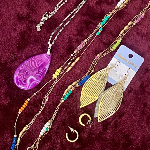Colorful Women's Jewelry Set - Picture 10 of 15